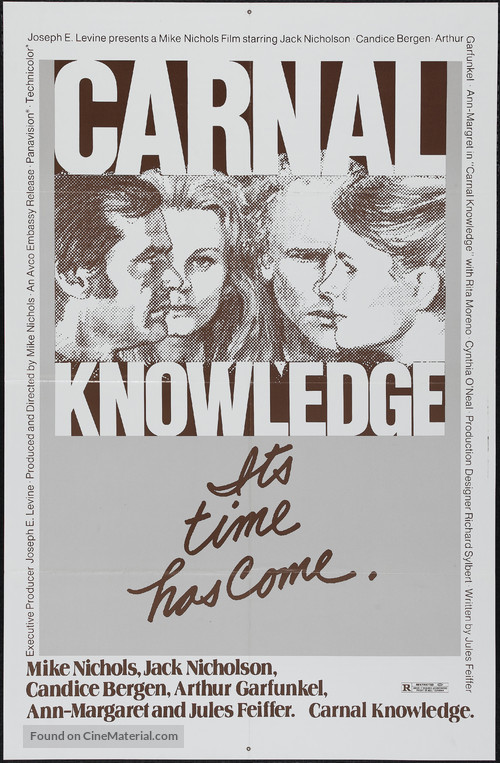 Carnal Knowledge - Movie Poster