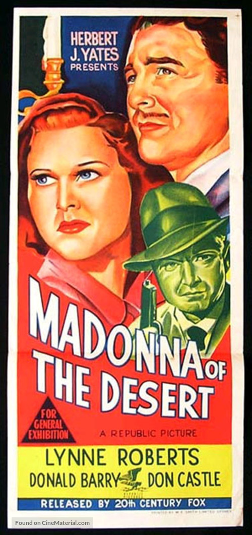 Madonna of the Desert - Australian Movie Poster