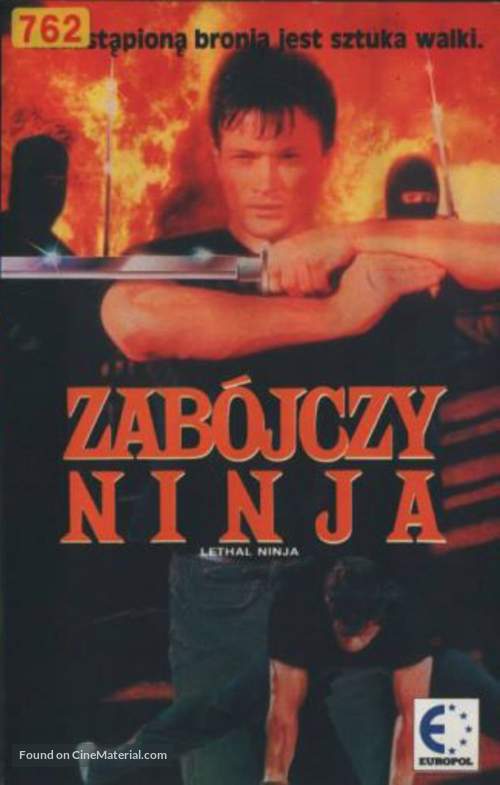 Lethal Ninja - Polish VHS movie cover