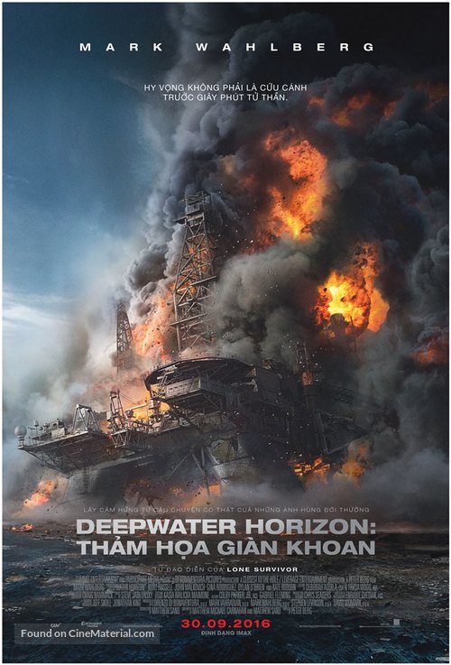 Deepwater Horizon - Vietnamese Movie Poster