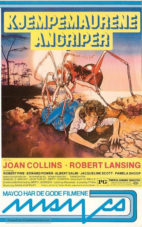 Empire of the Ants - Norwegian VHS movie cover