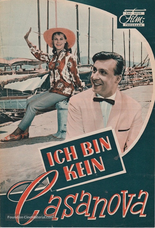 Ich bin kein Casanova - German poster