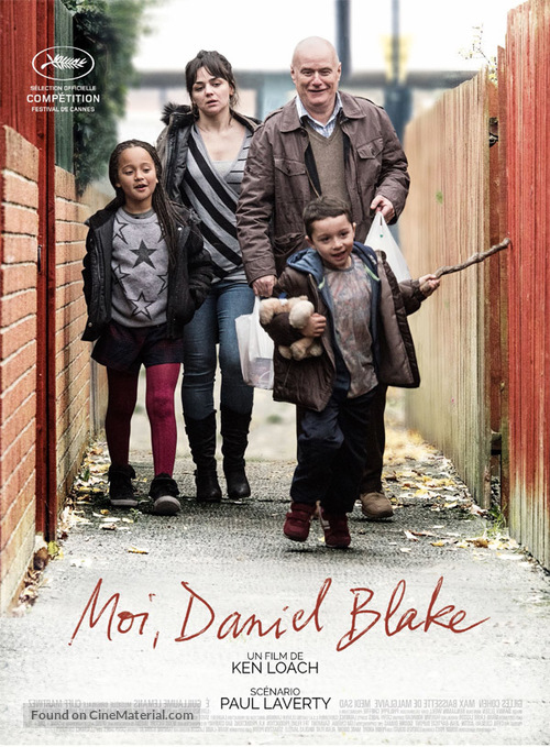 I, Daniel Blake - French Movie Poster