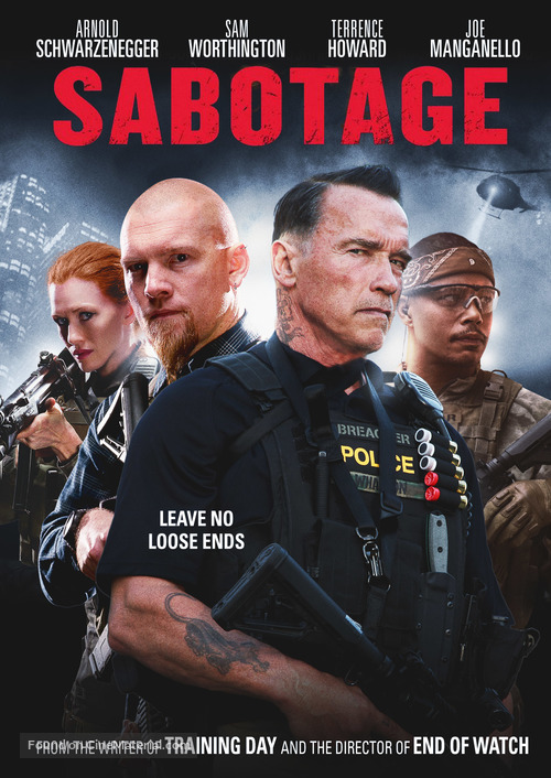 Sabotage - Canadian DVD movie cover