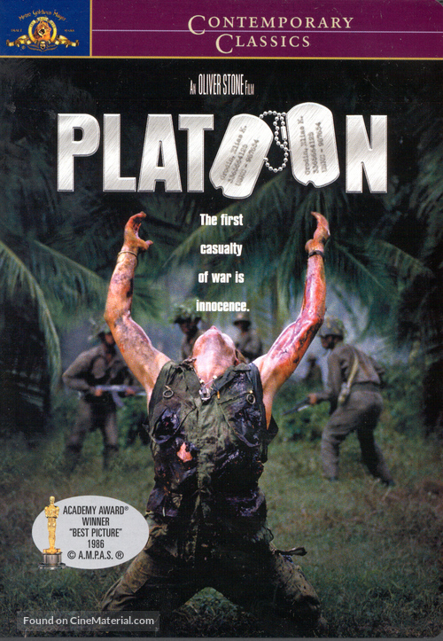 Platoon - DVD movie cover