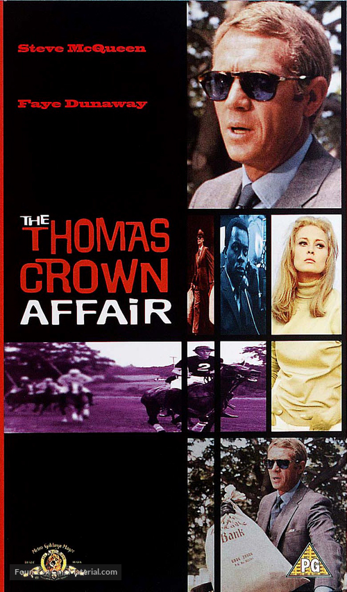 The Thomas Crown Affair - British VHS movie cover