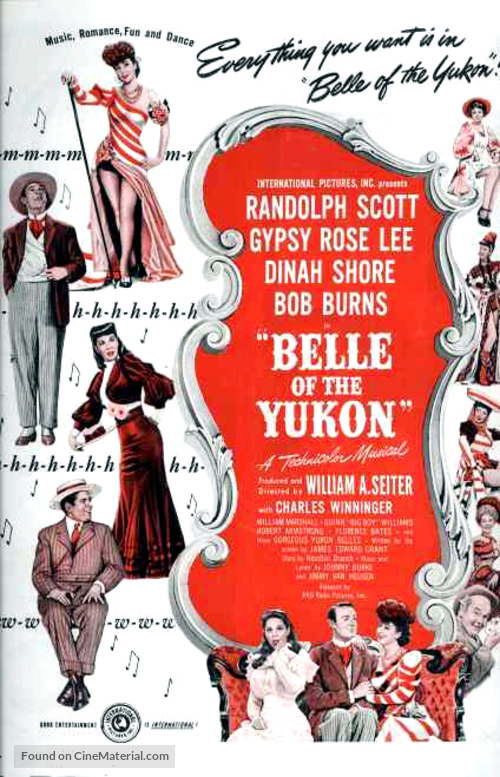 Belle of the Yukon - poster