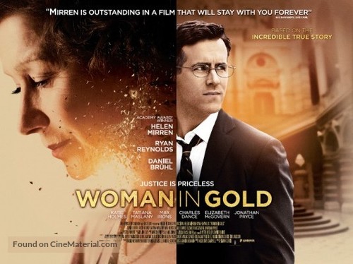 Woman in Gold - British Movie Poster