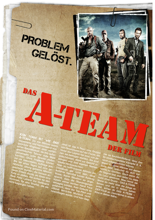 The A-Team - German Movie Poster