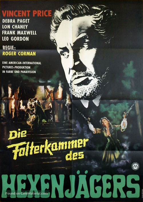 The Haunted Palace - German Movie Poster