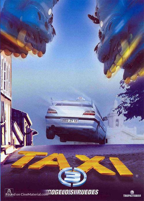 Taxi 3 - Spanish DVD movie cover