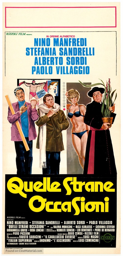 Quelle strane occasioni - Italian Movie Poster