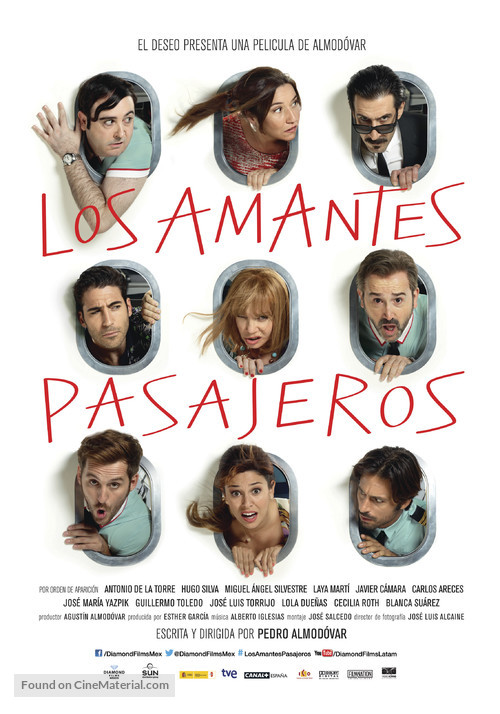 Los amantes pasajeros - Mexican Movie Poster