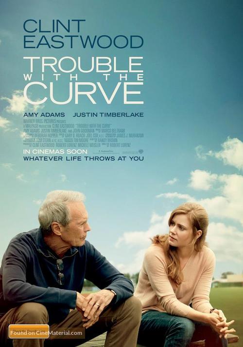 Trouble with the Curve - Australian Movie Poster