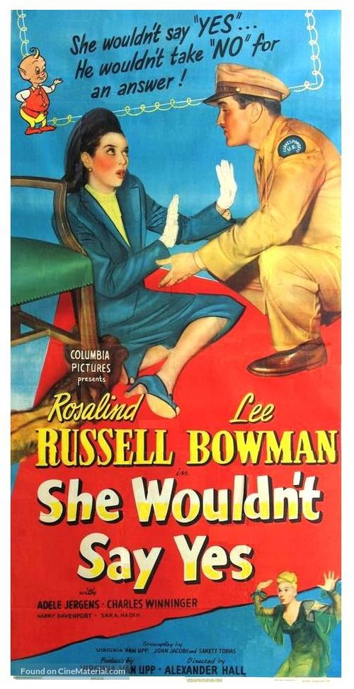 She Wouldn&#039;t Say Yes - Movie Poster