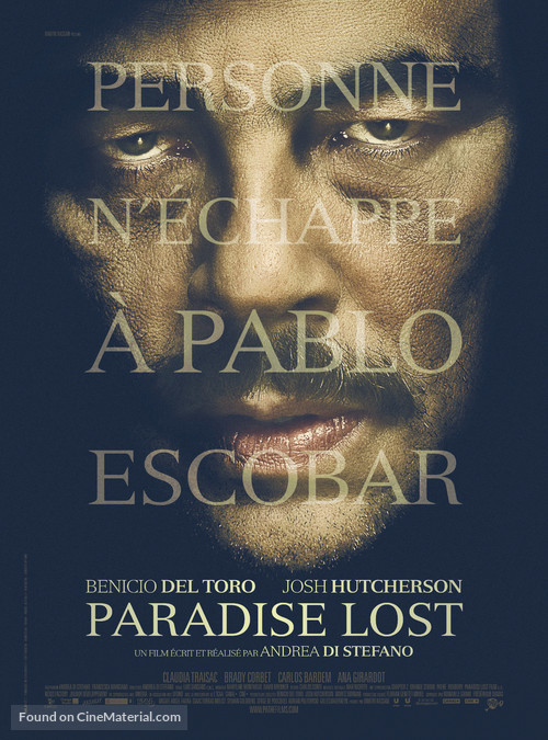 Escobar: Paradise Lost - French Movie Poster