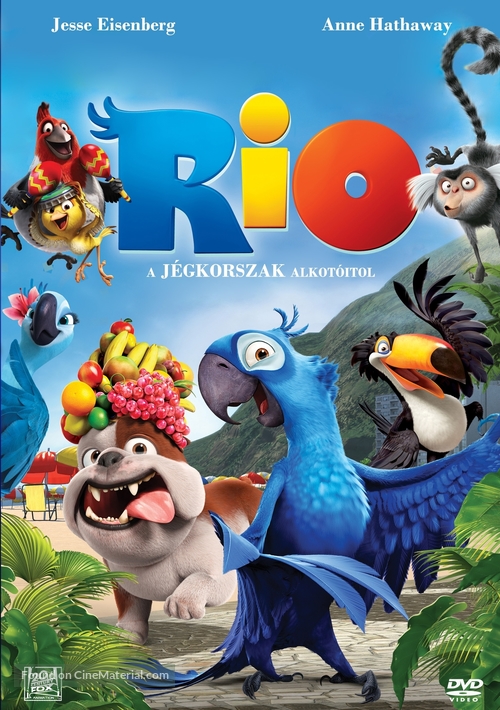 Rio - Hungarian DVD movie cover