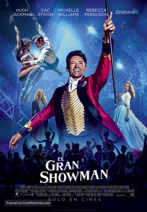 The Greatest Showman - Spanish Movie Poster