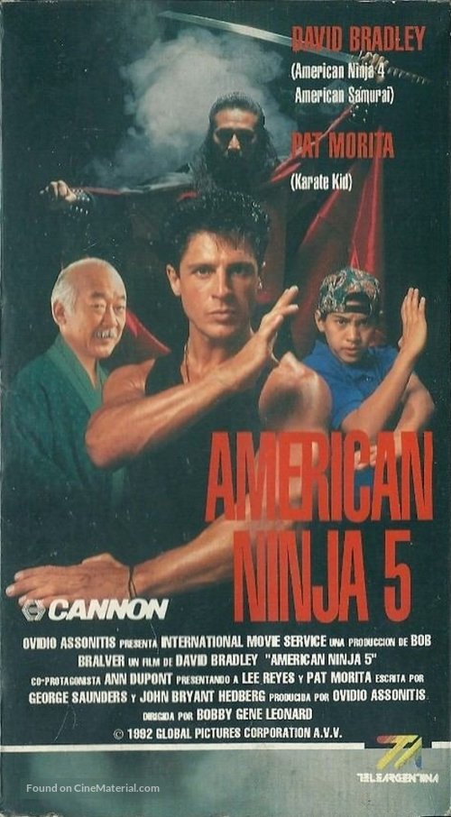 American Ninja V - Spanish Movie Cover