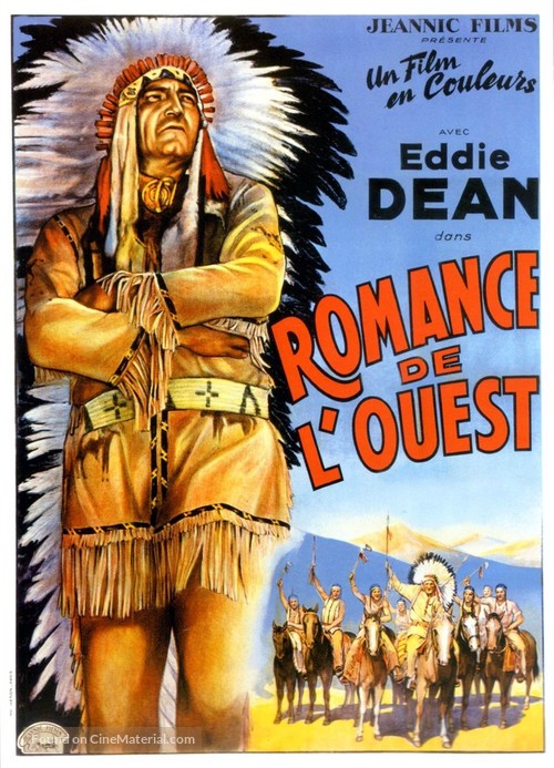 Romance of the West - French Movie Poster