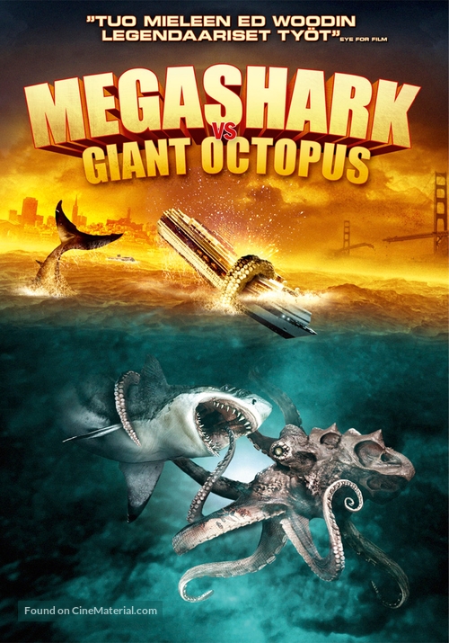 Mega Shark vs. Giant Octopus - Finnish DVD movie cover