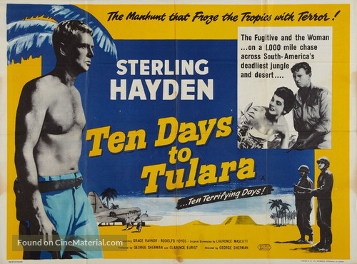 Ten Days to Tulara - British Movie Poster