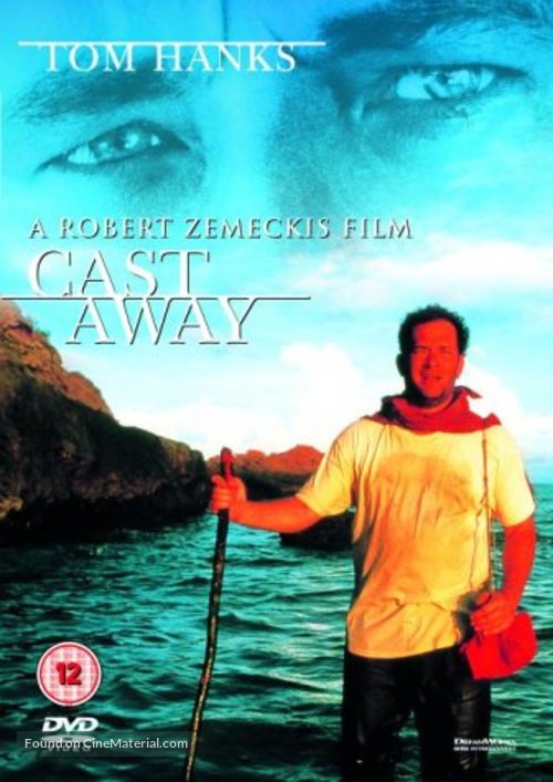 Cast Away - British DVD movie cover