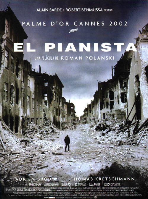 The Pianist - Spanish Movie Poster