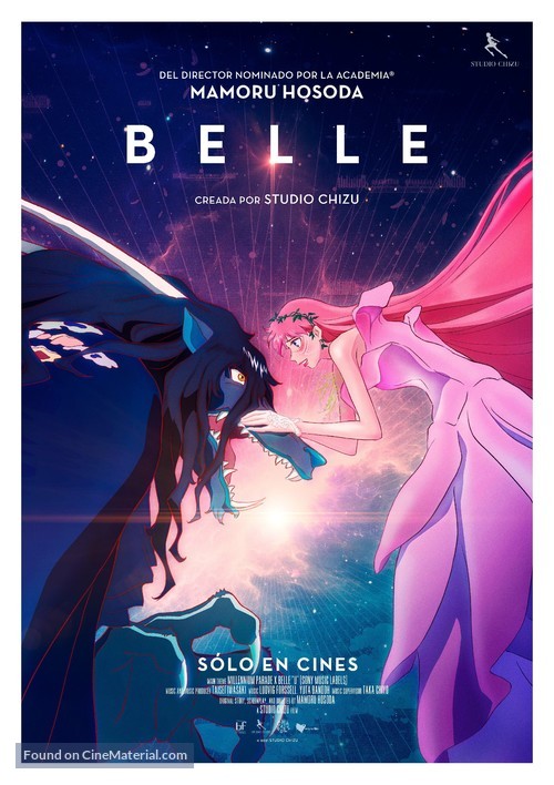 Belle: Ryu to Sobakasu no Hime - Mexican Movie Poster