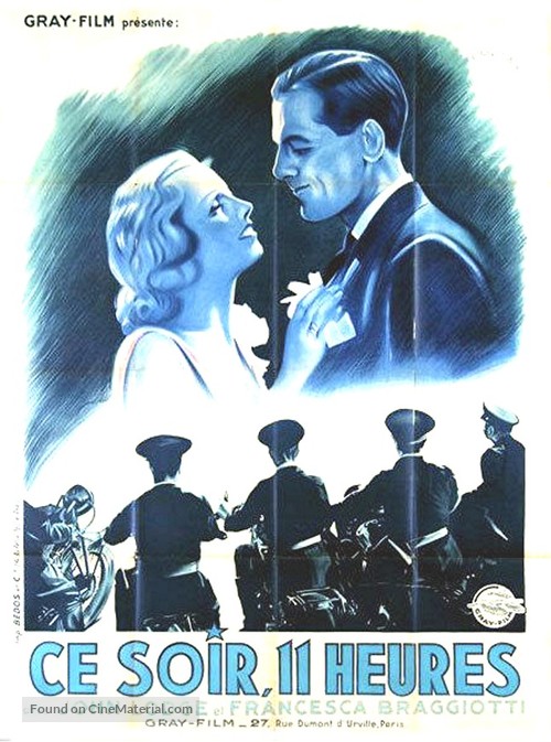 Stasera alle undici - French Movie Poster