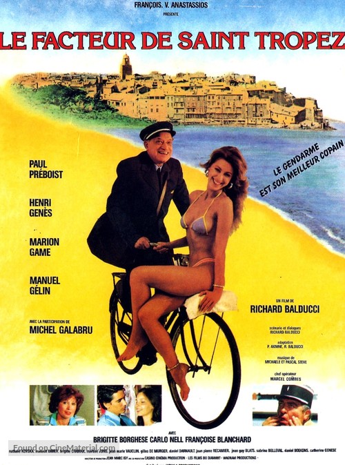 Le facteur de Saint-Tropez - French Movie Poster