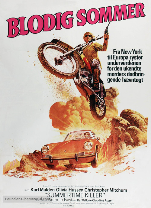 Un verano para matar - Danish Movie Poster