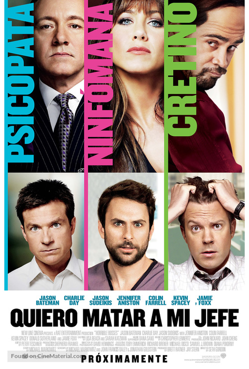 Horrible Bosses - Argentinian Movie Poster