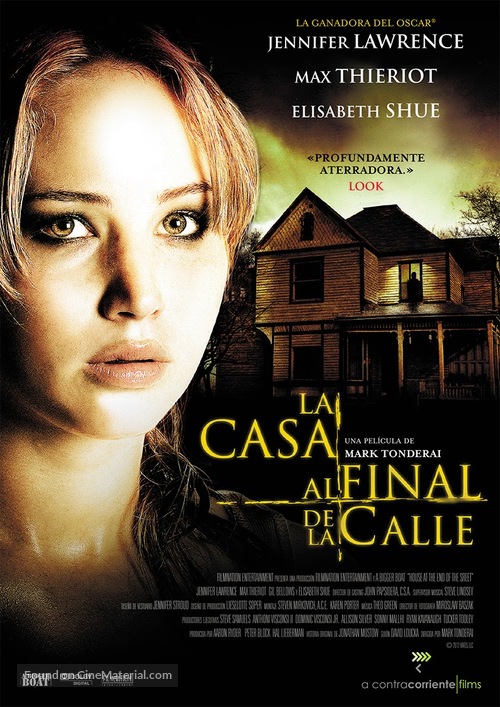 House at the End of the Street - Spanish DVD movie cover