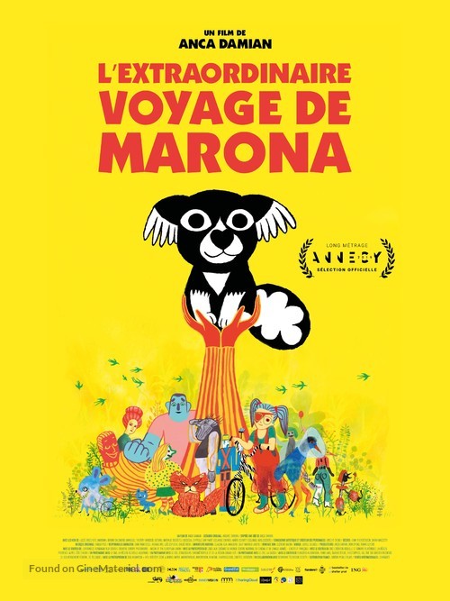 L&#039;extraordinaire voyage de Marona - French Movie Poster