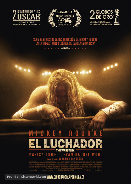 The Wrestler - Spanish Movie Poster