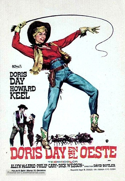 Calamity Jane - Spanish Movie Poster