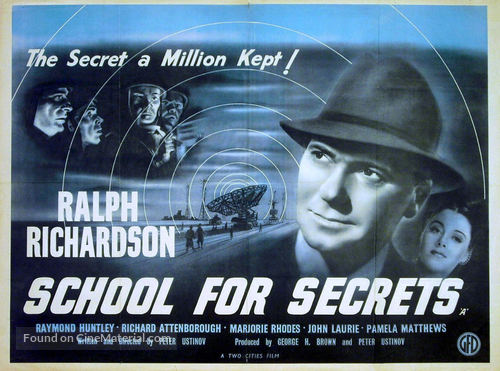 School for Secrets - British Movie Poster