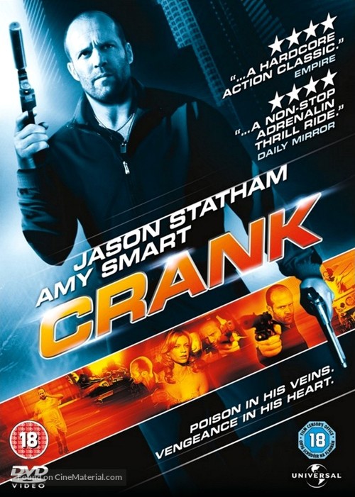 Crank - British DVD movie cover
