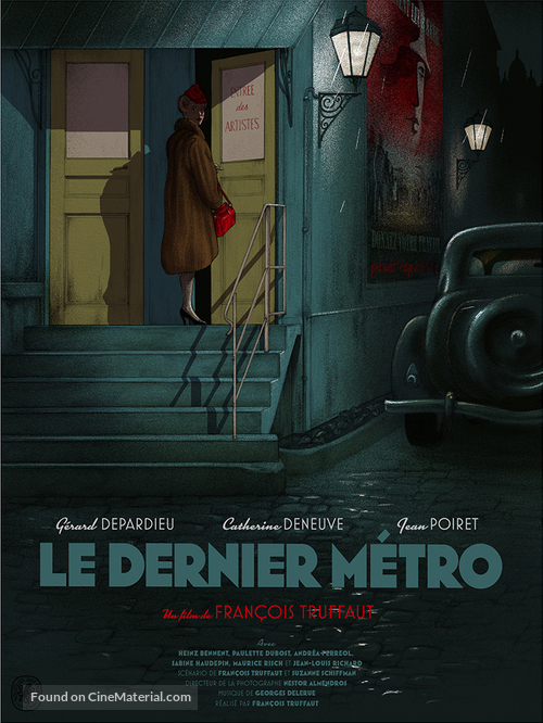 Le dernier m&eacute;tro - Belgian Re-release movie poster