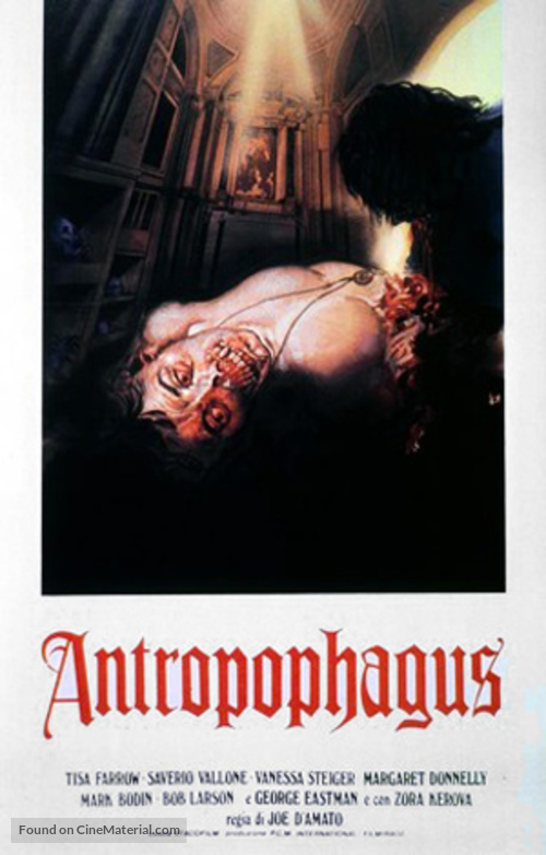 Antropophagus - Italian Movie Poster