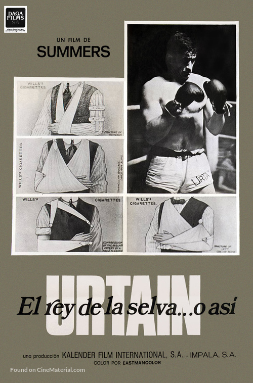 Urtain, el rey de la selva... o as&iacute; - Spanish Movie Poster