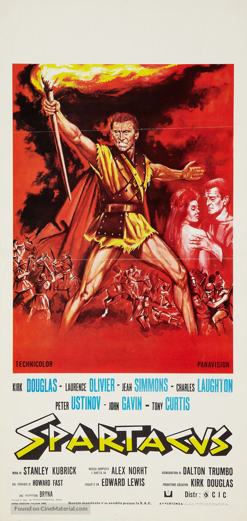 Spartacus - Italian Movie Poster