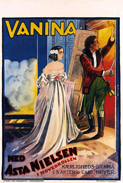 Vanina oder Die Galgenhochzeit - Danish Movie Poster