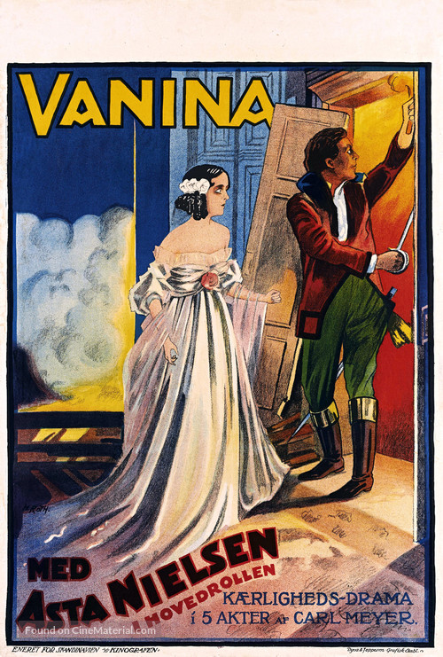 Vanina oder Die Galgenhochzeit - Danish Movie Poster
