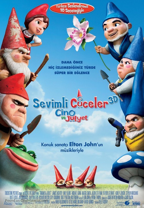 Gnomeo &amp; Juliet - Turkish Movie Poster
