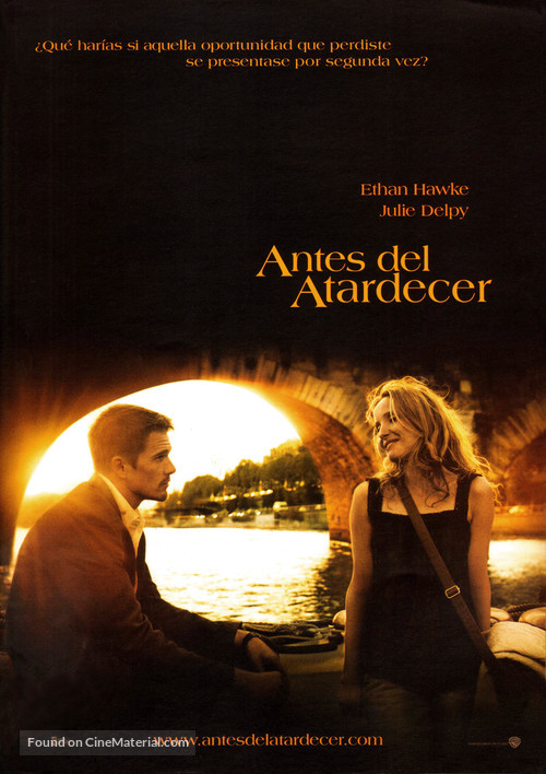 Before Sunset - Spanish Movie Poster