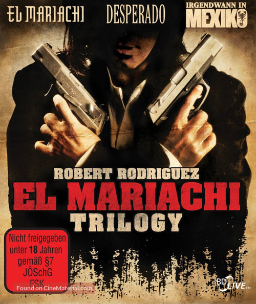 El mariachi - German Blu-Ray movie cover