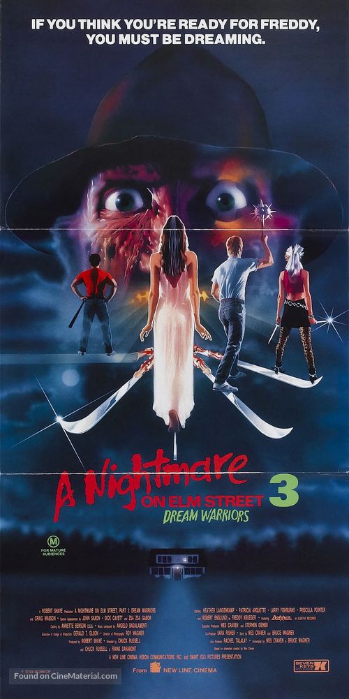 A Nightmare On Elm Street 3: Dream Warriors - Movie Poster