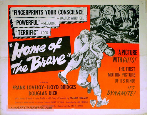 Home of the Brave - British Movie Poster